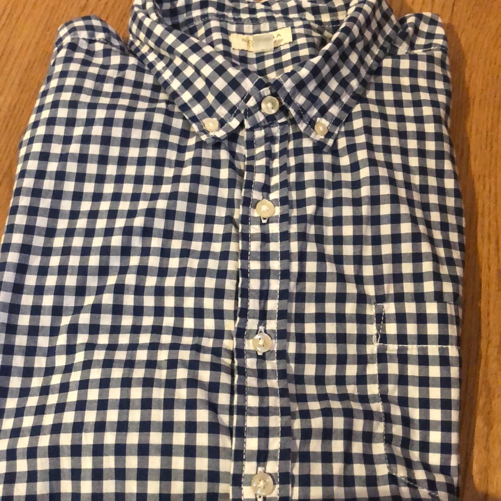 Men’s Sonoma blue and white shirt XL